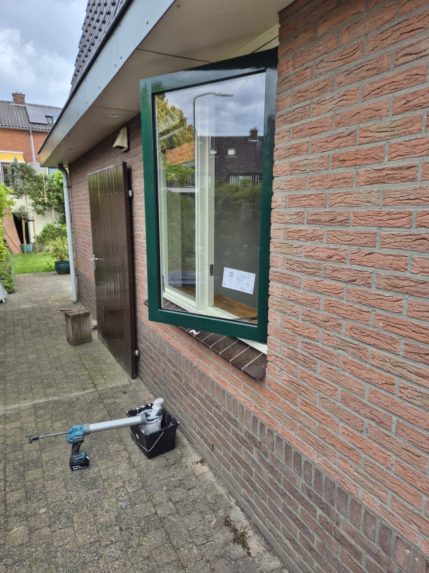 Nieuw kozijn — groen — Kozijnen vervangen in Baarn