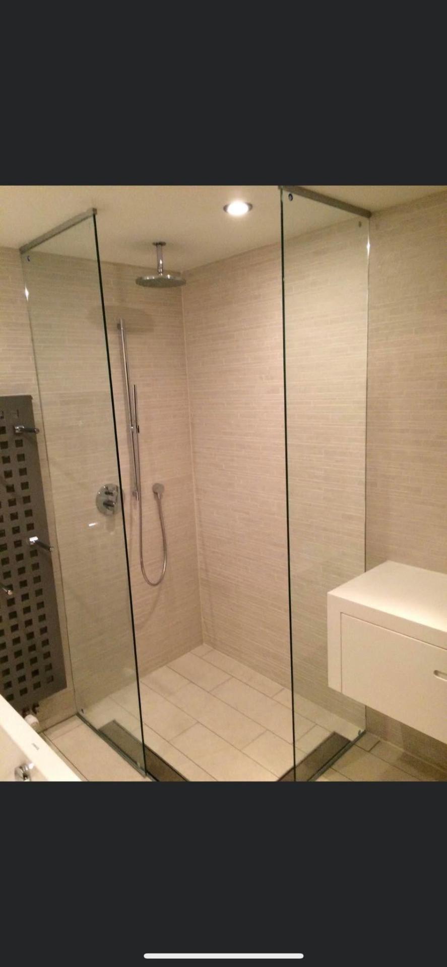 Glazen douchewand op maat — foto 1